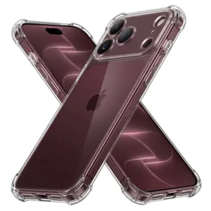 Прозрачен калъф за iPhone 18 Pro Max / iPhone 17 Pro Max Techsuit Shockproof Clear Silicone