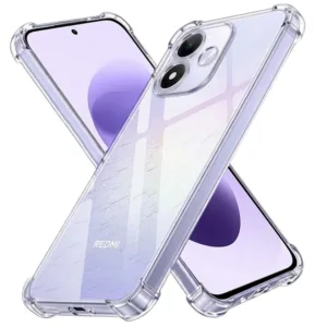 Прозрачен силиконов калъф за Xiaomi Redmi Note 17 – лека защита и изчистен дизайн