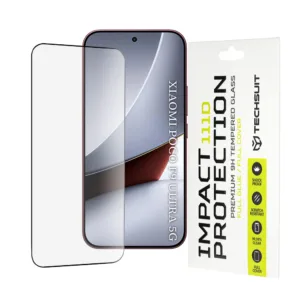 Стъклен протектор за Xiaomi Poco F9 Ultra &ndash; Techsuit 111D Full Cover / Full Glue Glass &ndash; Classic