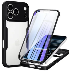 Калъф Techsuit ColorVerse 360 за iPhone 18 Pro / 17 Pro+ &ndash; Черен